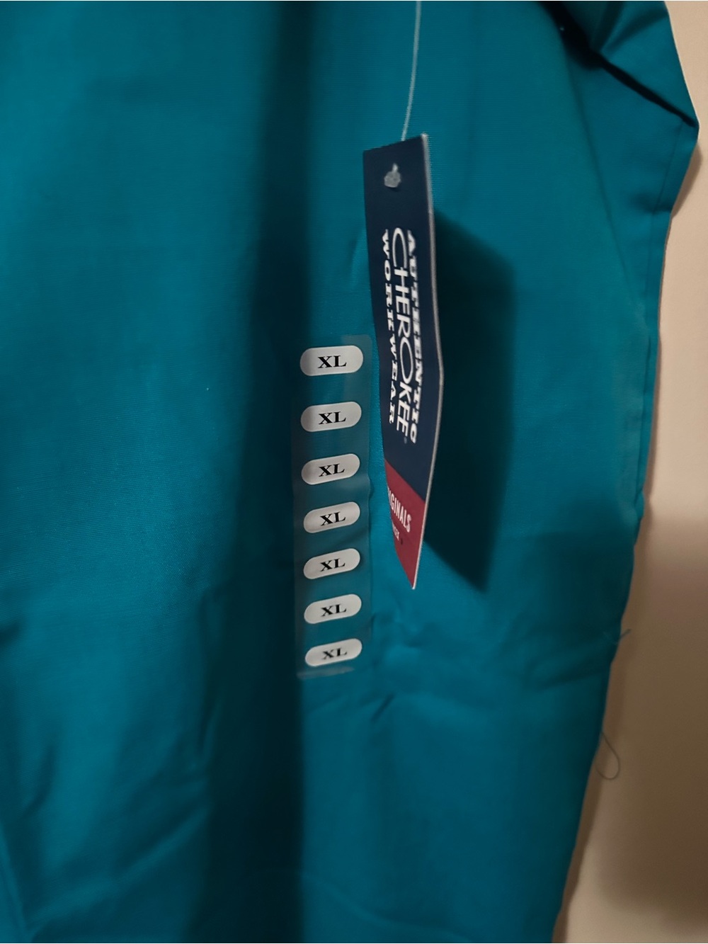 Cherokee Teal Drawstring Scrub set - Picture 2 of 7